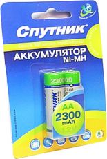 Аккумулятор (батарейный блок) для фотокамеры Спутник R6 2300mAh AA