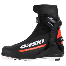 Ботинки для беговых лыж ONSKI Skate Pro S86323 черный/красный 43 р.