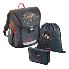 Ранец Step by step BaggyMax Fabby Паук 3 предмета черный