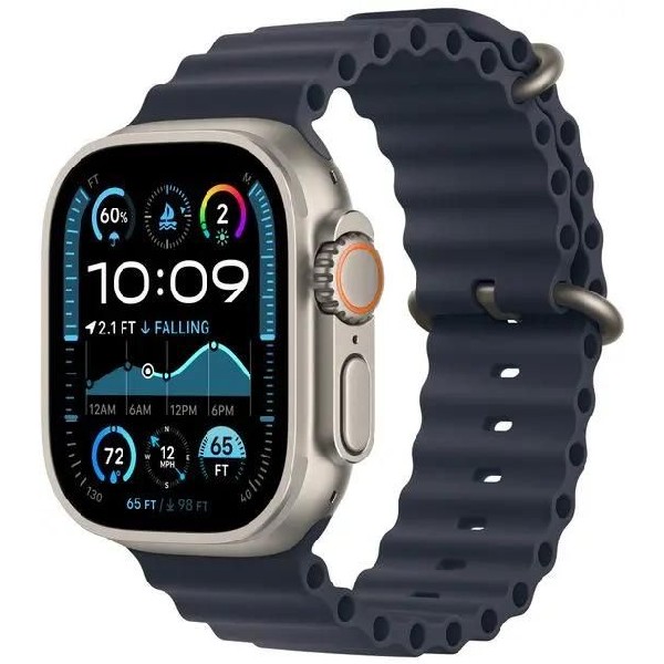 Умные часы Apple Watch Ultra 2 2024 A2986 2024 49 мм титан/синий [mx4d3lw/a]